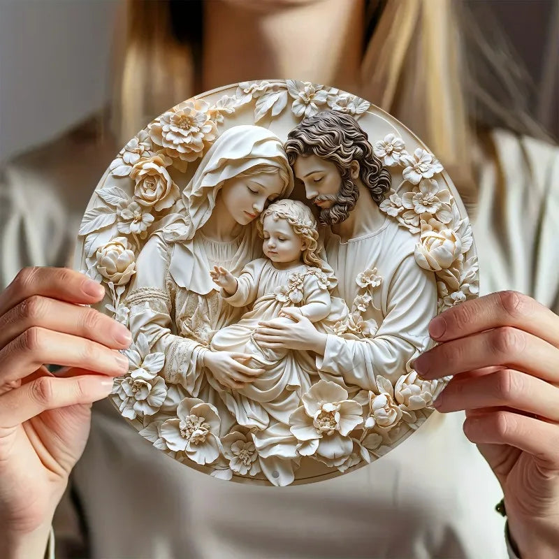 Decoração Católica Sagrada Família Santificada